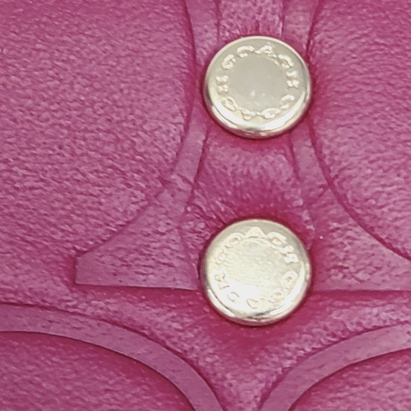 SALE 1 DAY Coach 2 PCS SET Signature Leather Bag Wallet NWT - Picture 11 of 16